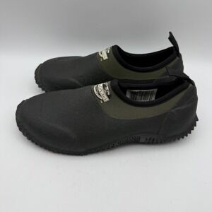 Lewis & Clark Garden Shoes Womens 6 Green Vulcanized Rubber Slip On Clogs